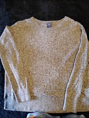 GAP Soft Crewneck Sweater - Heather Gray